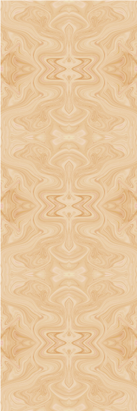 Tappeto vinile motivi beige stile japandi - TenStickers