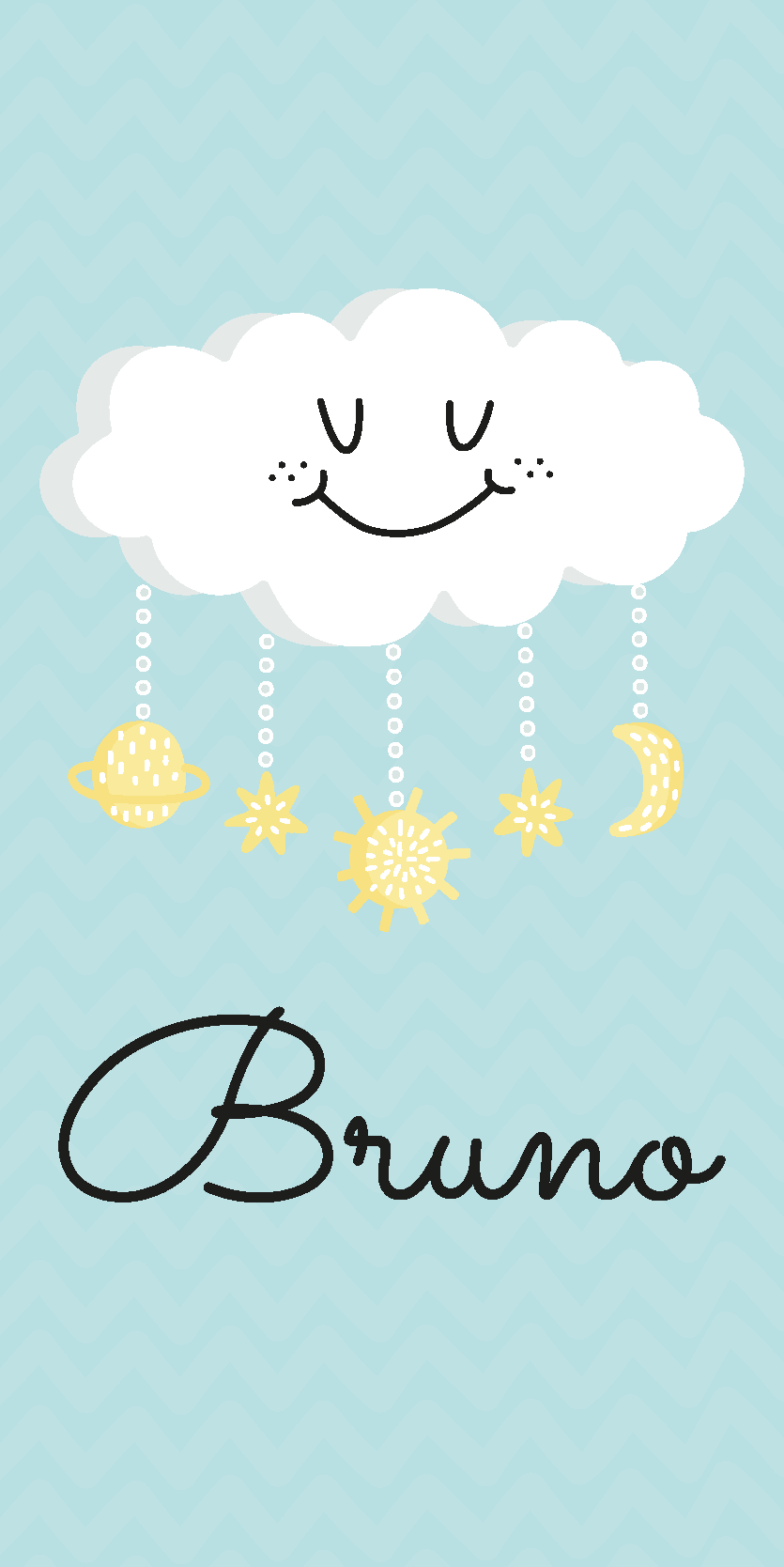 Tappeto vinile per bambini stile felice - TenStickers