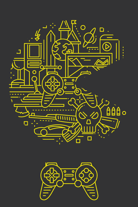 Tappeto vinile giochi succhiotto giallo - TenStickers