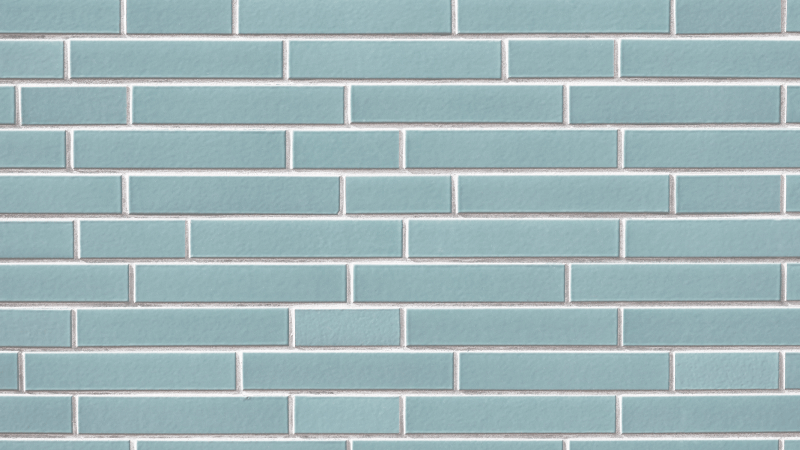 Zerbino pvc motivo mattonelle azzurre - TenStickers