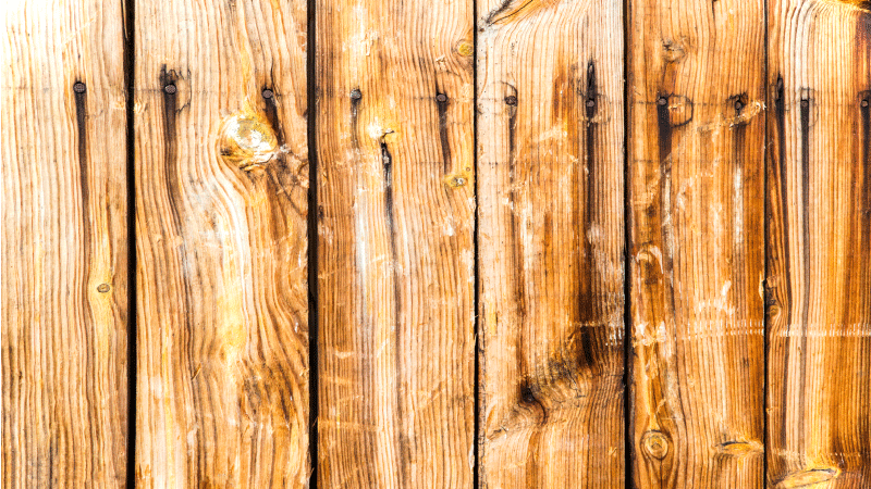 Zerbino pvc tavole di legno grezzo marroni - TenStickers