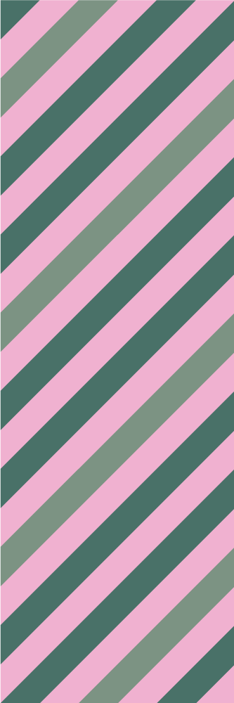 Tappeto in vinile soggiorno blocco colori rosa e verde - TenStickers