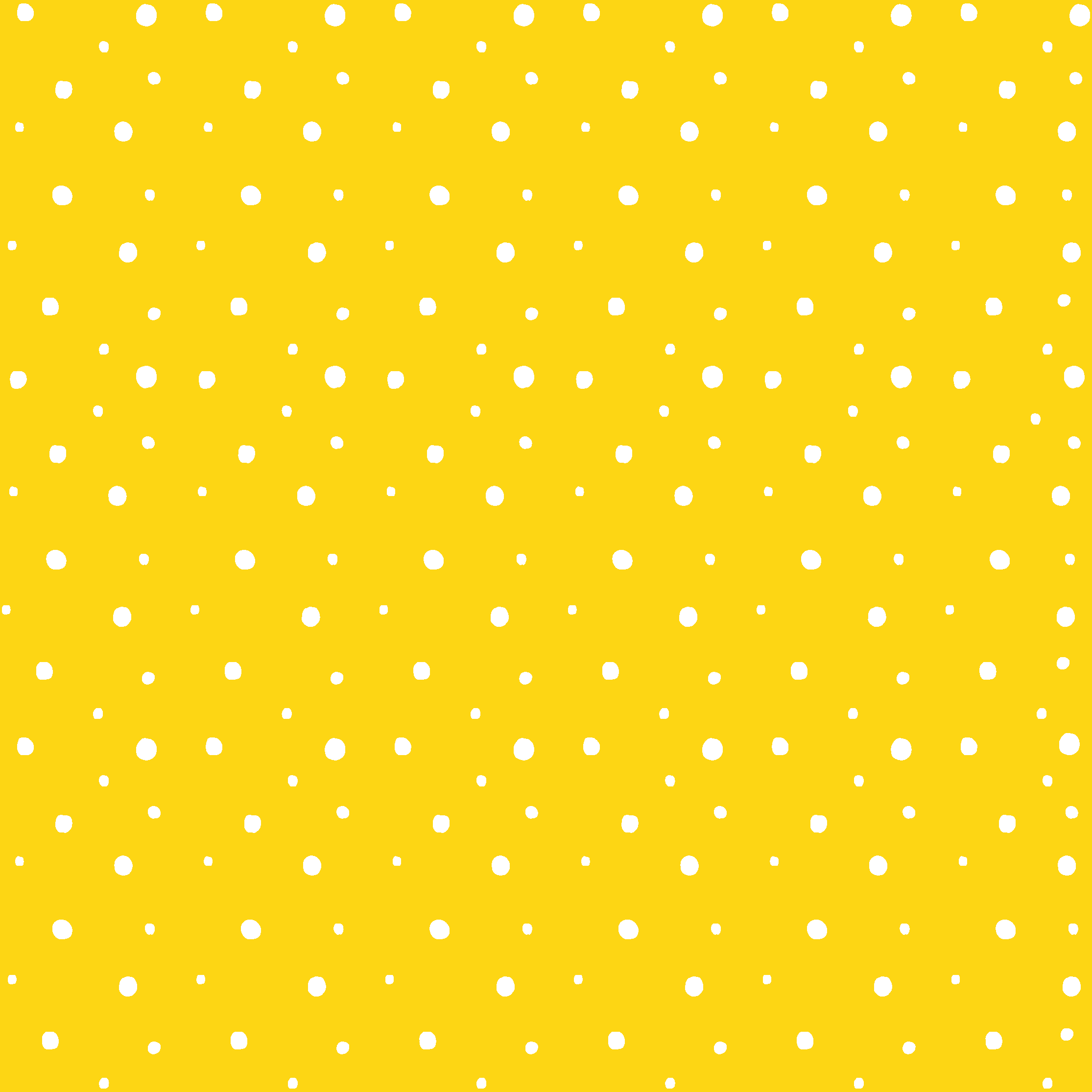 Tappeto vinile giallo motivo cerchi - TenStickers