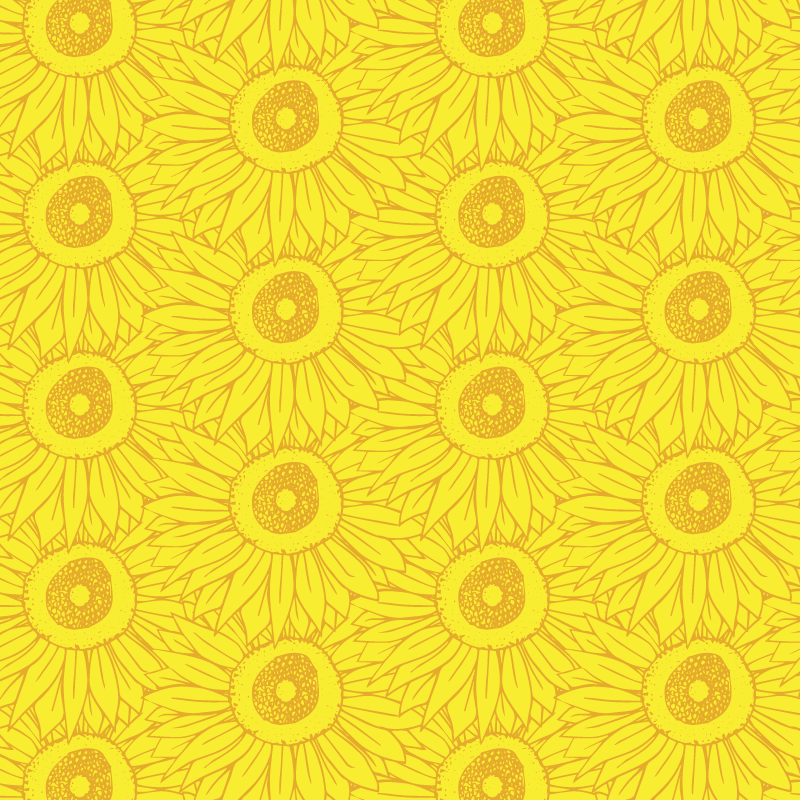 Tappeto vinile giallo tonalità di girasole chiaro - TenStickers