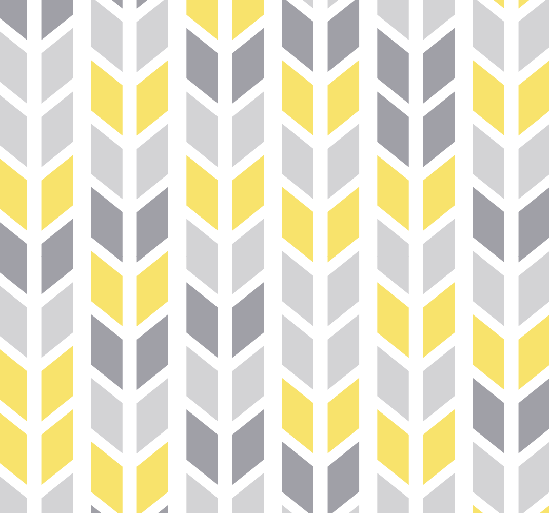 Tappeto vinile giallo motivo grigio e giallo - TenStickers