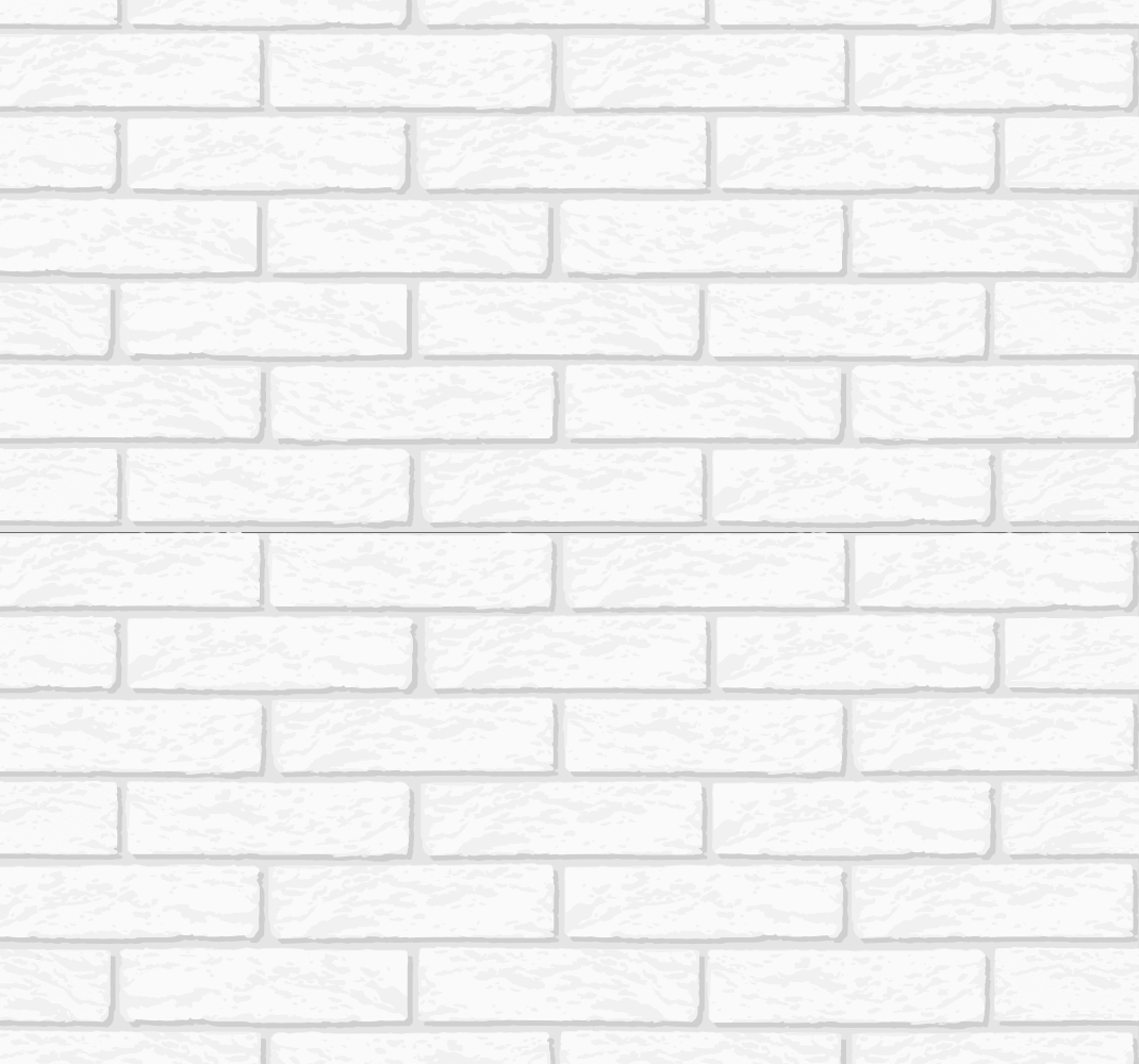 Tappeto vinile bianco con dettaglio muro di mattoni - TenStickers