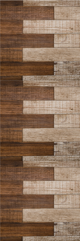 Tappeto vinile marrone legno integrato - TenStickers