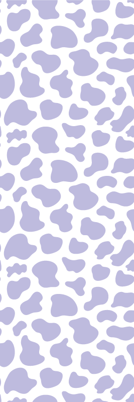 Tappeto vinile viola stampa mucca viola - TenStickers