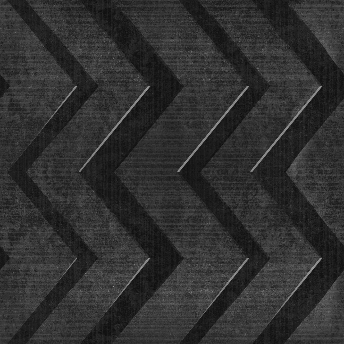 Tappeto vinile nero strisce in acciaio nero - TenStickers