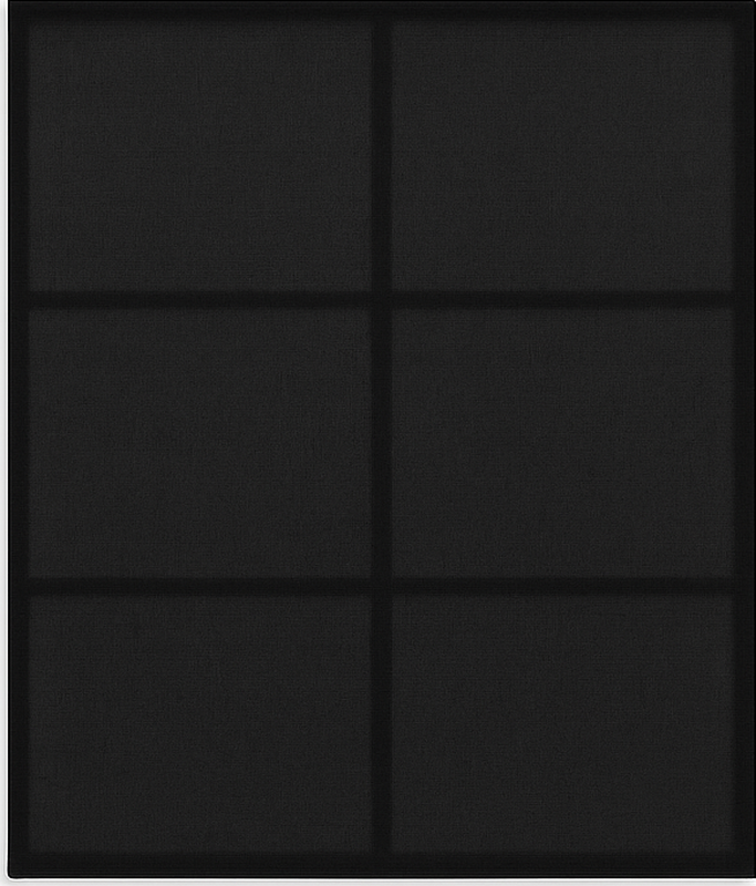 Tappeto vinile nero motivo blocchi moderni - TenStickers