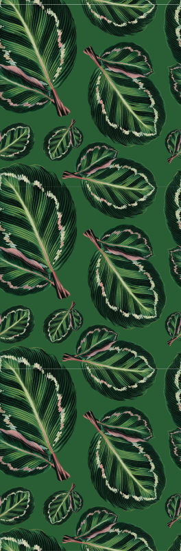 Tappeto vinile verde maranta verde - TenStickers