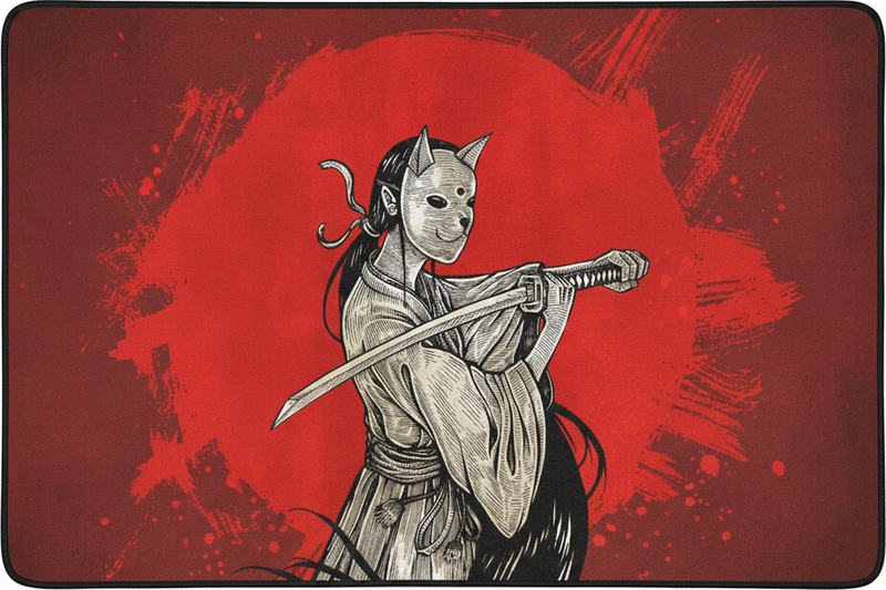 Tappeto vinile rosso insegna anime - TenStickers