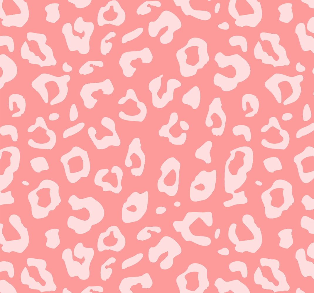 Tappeto vinile rosa effetto pelle di leopardo - TenStickers
