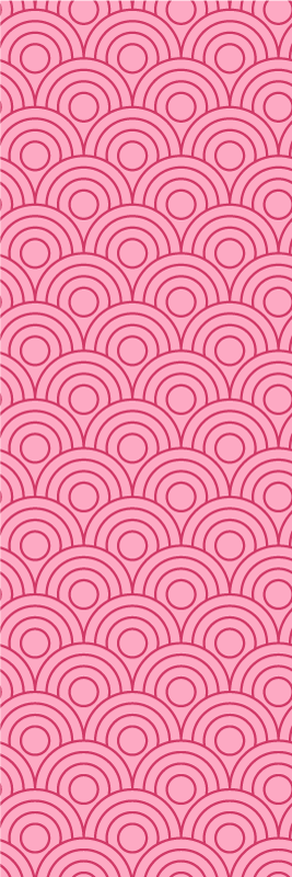 Tappeto vinile rosa forma rosa e rosa chiaro - TenStickers