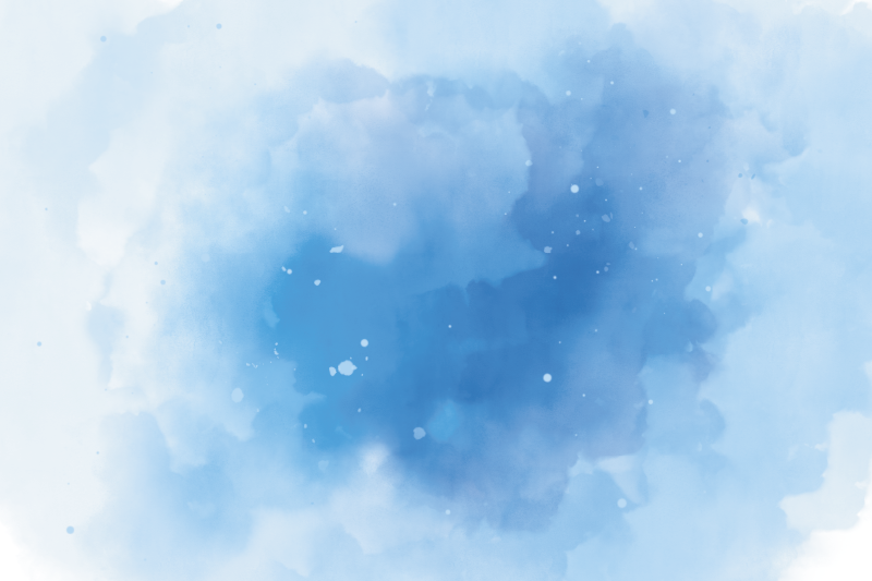 Tappeto in pvc minimalista acquerello blu minimalista - TenStickers