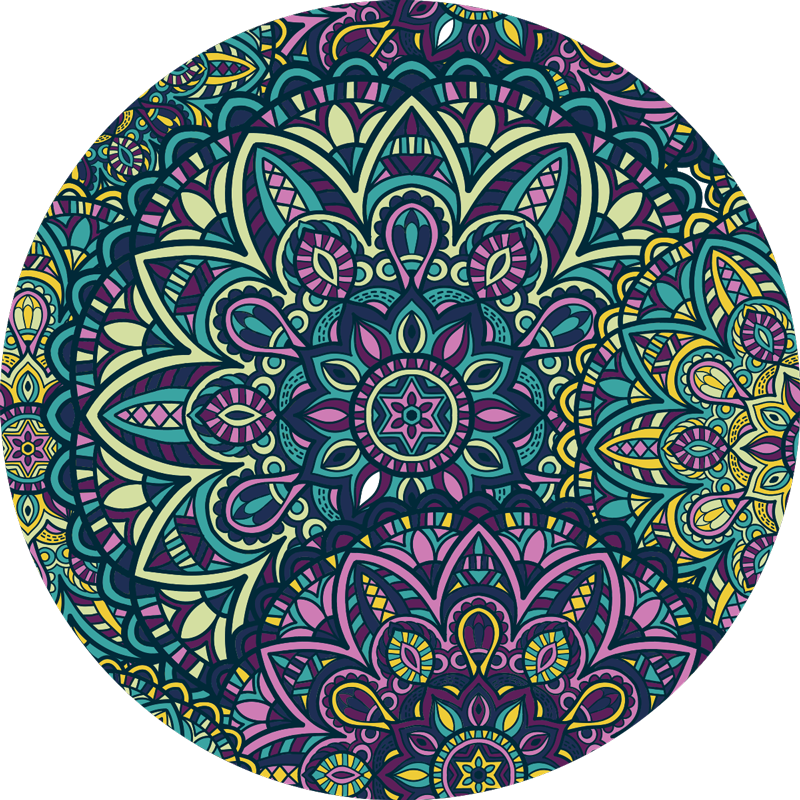 Tappeto vinile Mandala modello mandala - TenStickers