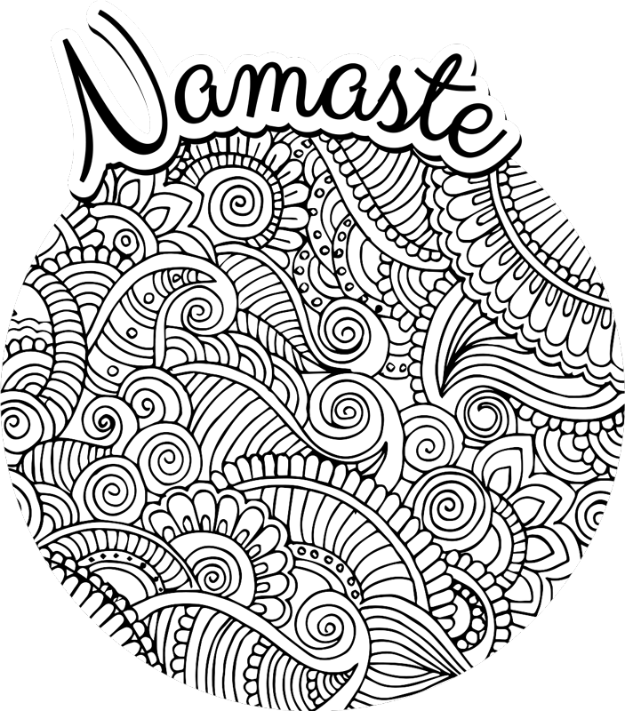 Tappeto vinile Mandala mandala namasté - TenStickers