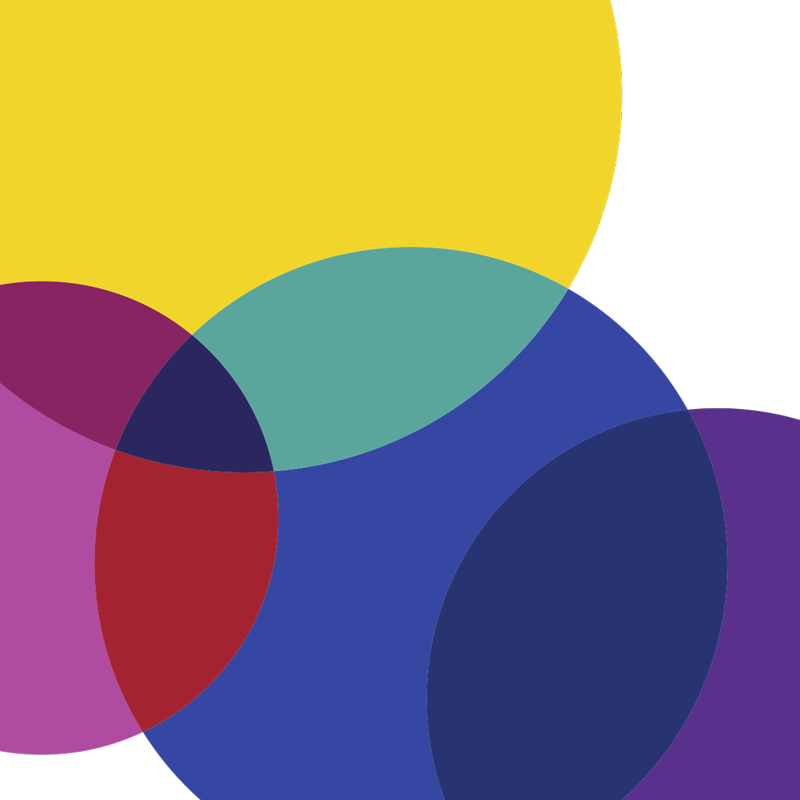 Tappeto vinile geometrico gioco di colori geometrici - TenStickers