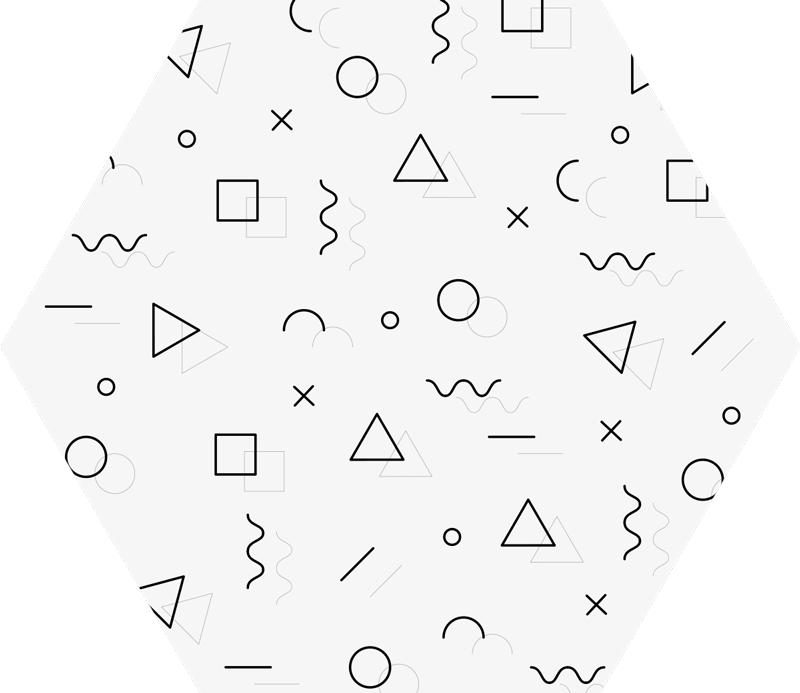 Tappeto vinile geometrico geometria astratta - TenStickers