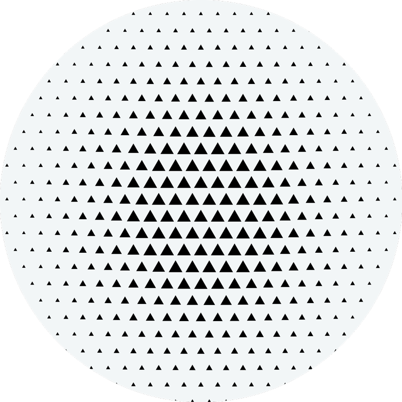 Tappeto vinile geometrico triangolare geometrico - TenStickers