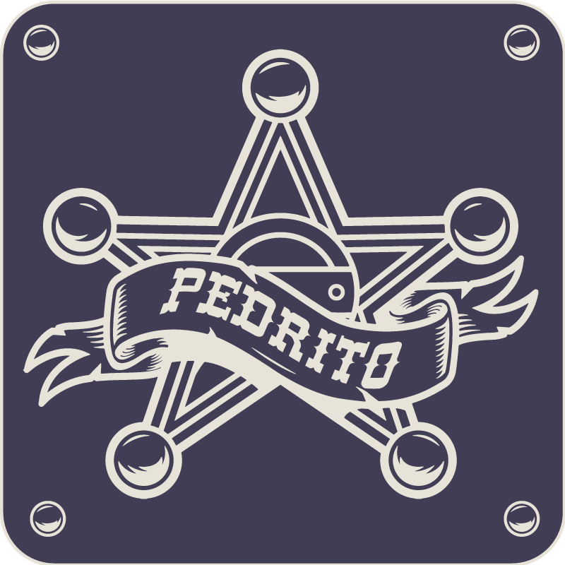 Tappeto vinile con nome stemma personalizzato - TenStickers