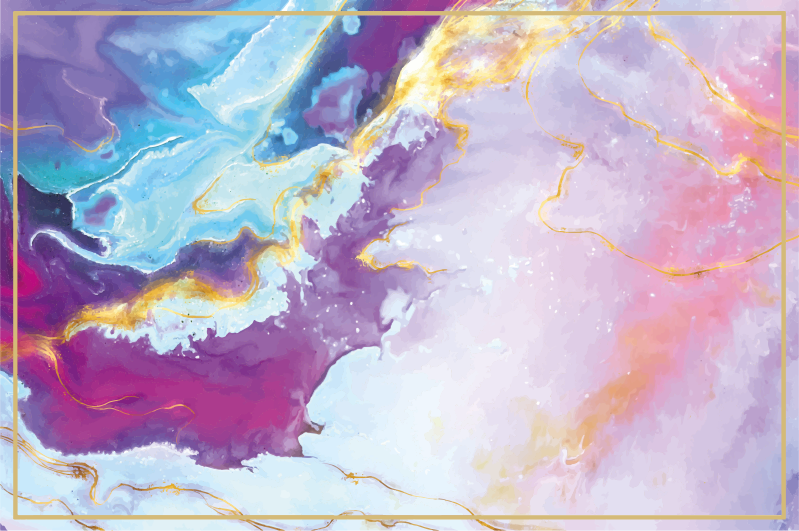 Tappeto vinile motivi astratto marmorizzato - TenStickers