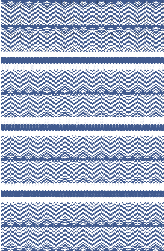 Tappeto vinile strisce motivo a strisce chevron - TenStickers