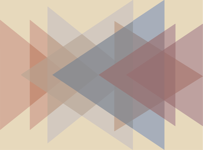 Tappeto vinile geometrico sovrapposizione geometrica - TenStickers