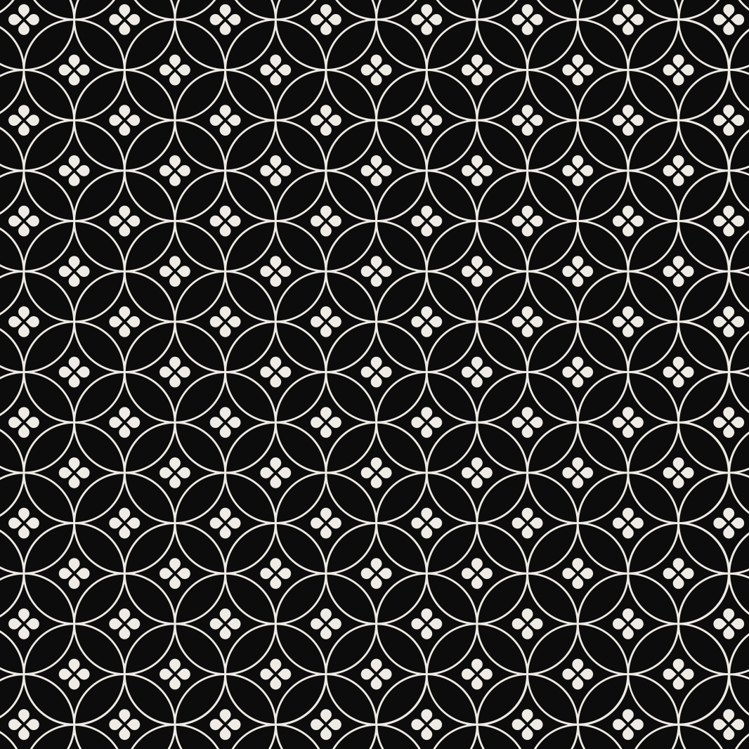 Tappeto vinile geometrico motivo circolare geometrico - TenStickers