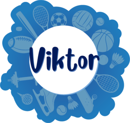 Tappeto vinile con nome emblema sportivo personalizzato - TenStickers