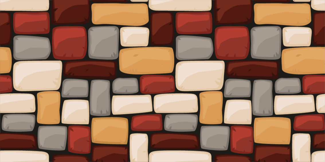 Tappeto vinile motivi miscela di texture a mosaico - TenStickers