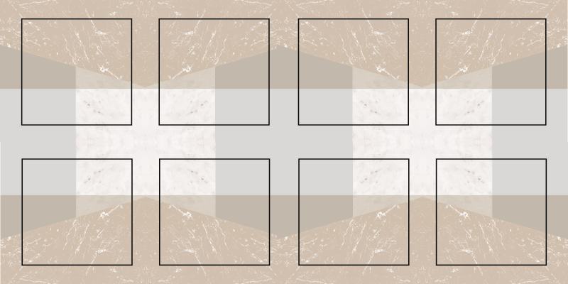 Tappeto pvc cucina quadrati di marmo - TenStickers