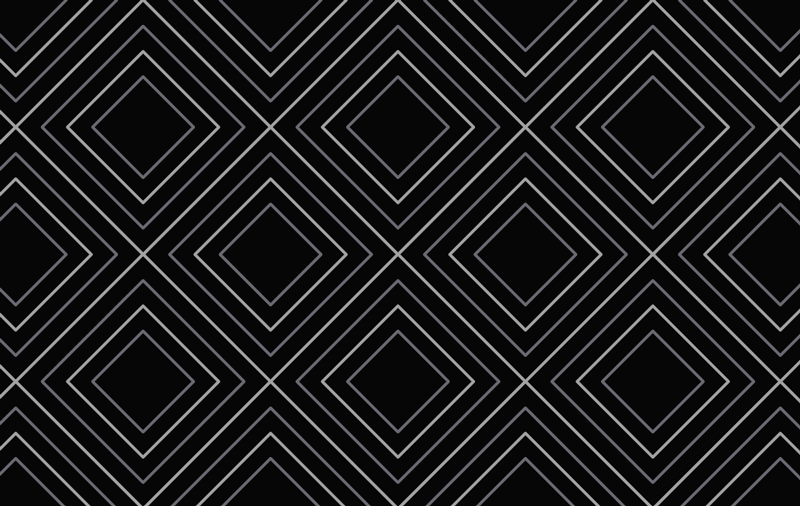 Tappeto vinile geometrico geometrico monocromatico - TenStickers