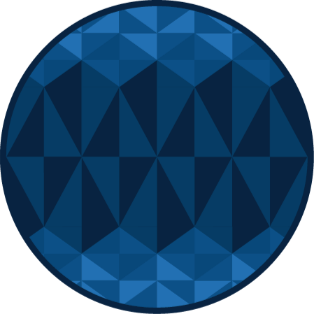 Tappeto vinile geometrico disegno circolare geometrico - TenStickers