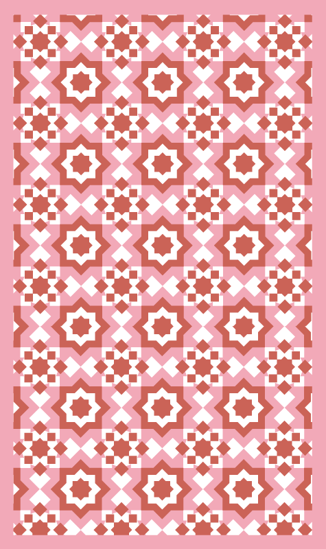 Tappeto vinile piastrelle disegno di piastrelle a mosaico - TenStickers