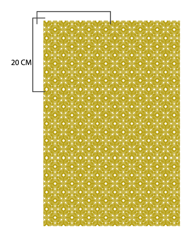Tappeto pvc cucina sovrapposizione geometrica della cucina - TenStickers