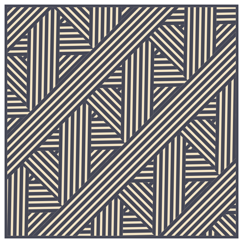 Tappeto vinile geometrico diagonali geometriche - TenStickers