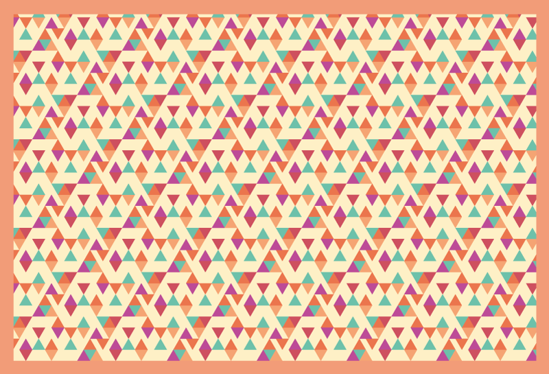 Tappeto vinile mosaico passatoia con motivo a mosaico - TenStickers