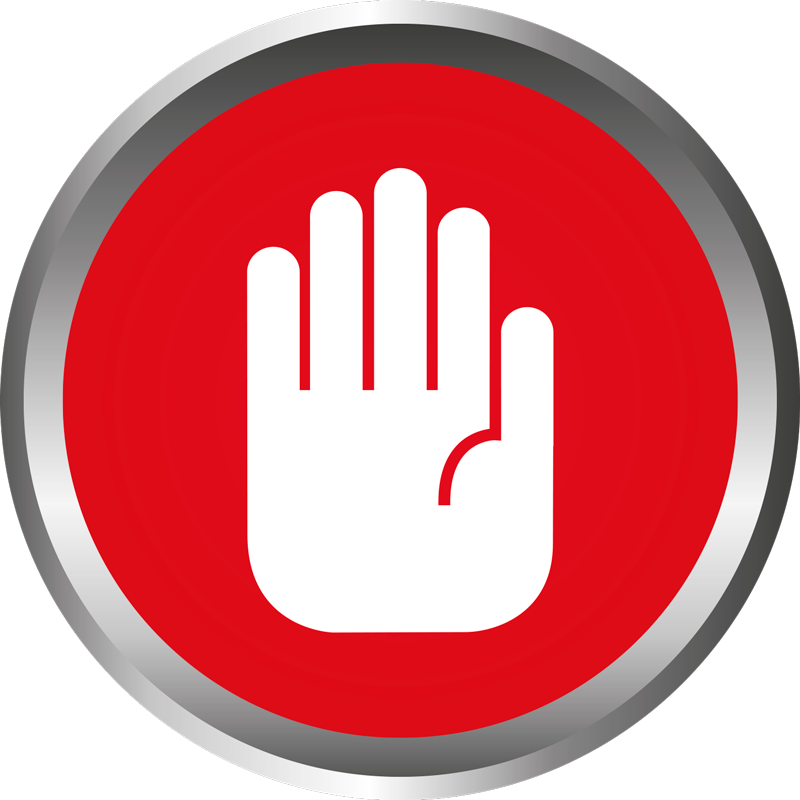 Tappeto vinile effetto marmo arredamento del segnale di stop - TenStickers