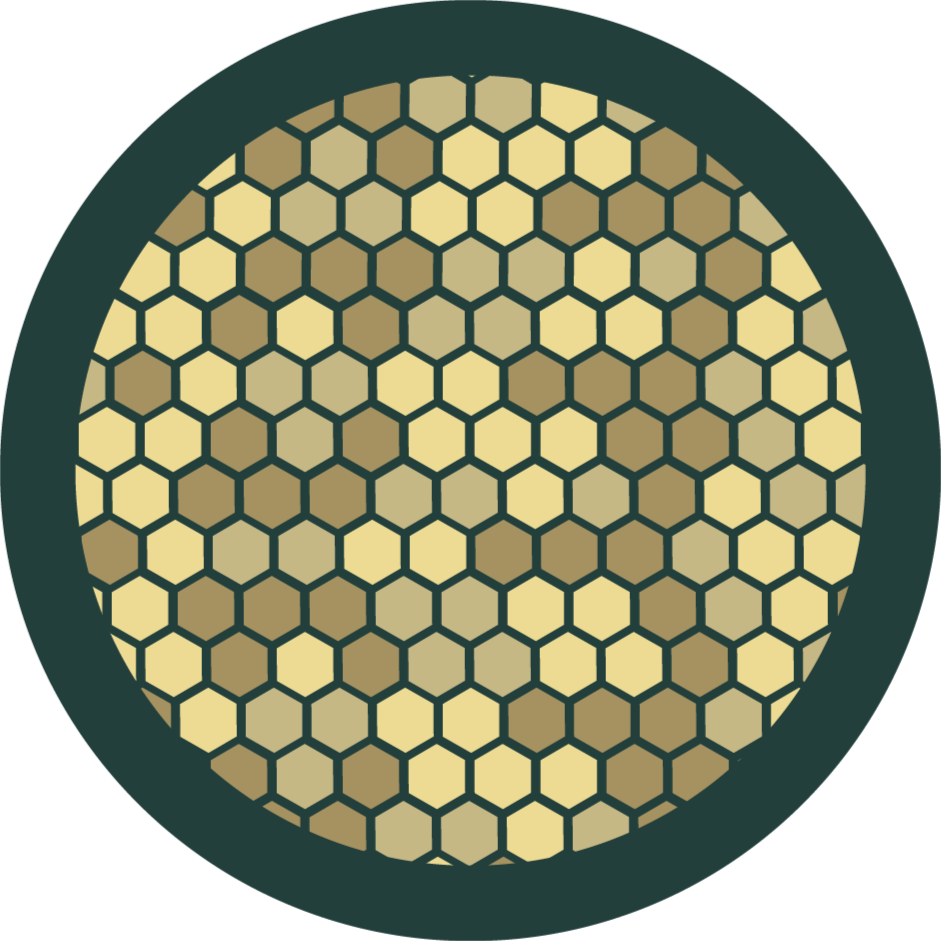 Tappeto vinile geometrico nido d'ape geometrico - TenStickers