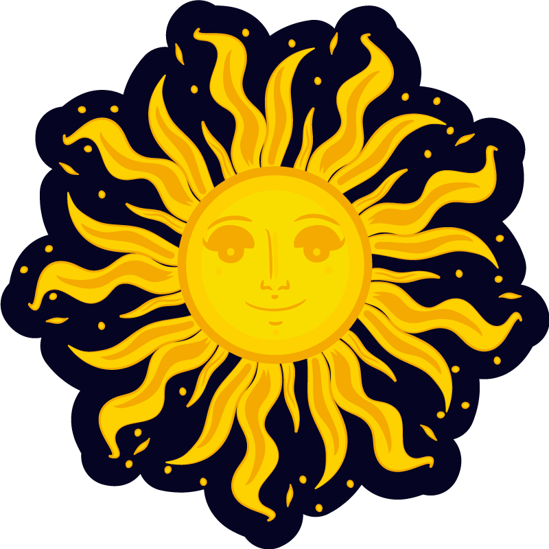 Tappeto vinile natura carattere solare - TenStickers