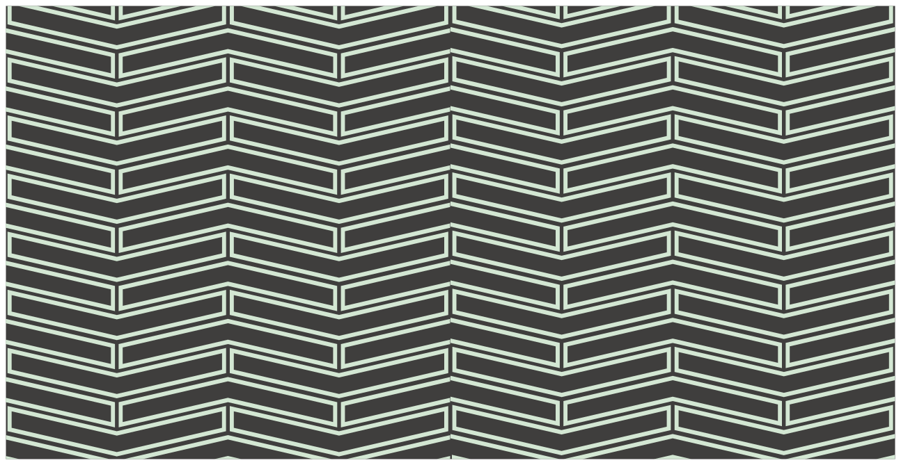 Tappeto vinile geometrico linee chevron - TenStickers