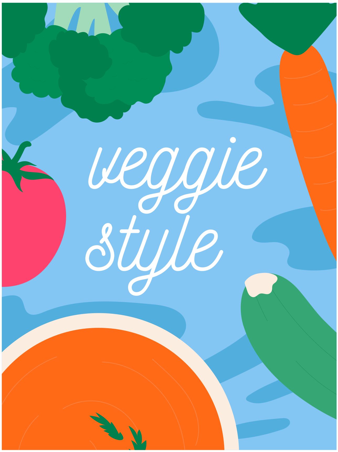 Tappeto vinile frase arredamento in stile vegetariano - TenStickers