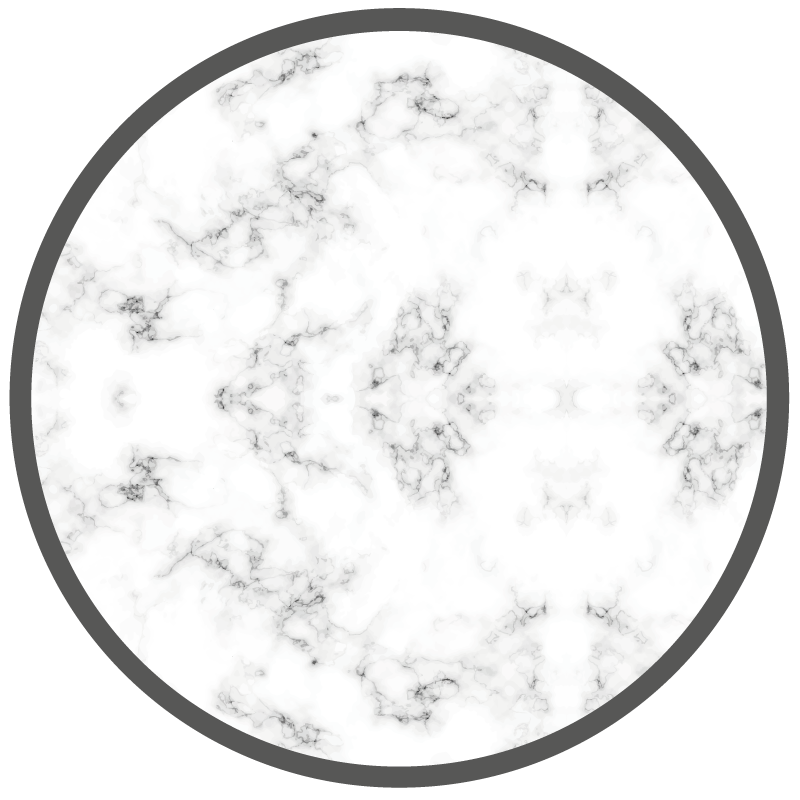 Tappeto vinile effetto marmo circolare in marmo - TenStickers