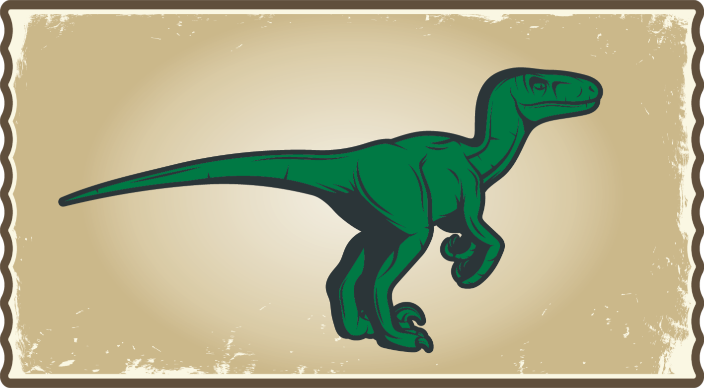 Tappeto vinile per bambini personaggio dinosauro t-rex - TenStickers