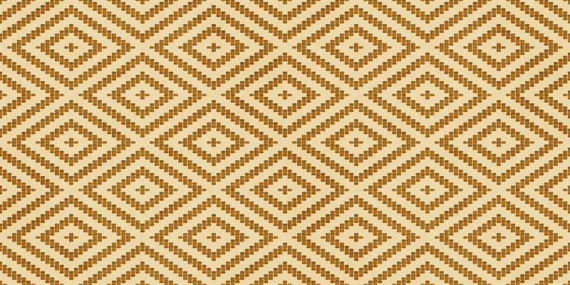 Tappeto vinile geometrico stile con texture a diamante - TenStickers