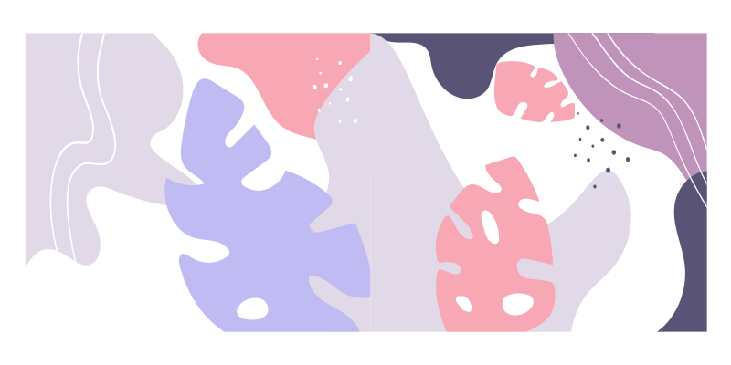 Tappeto vinile motivi mostri astratti - TenStickers