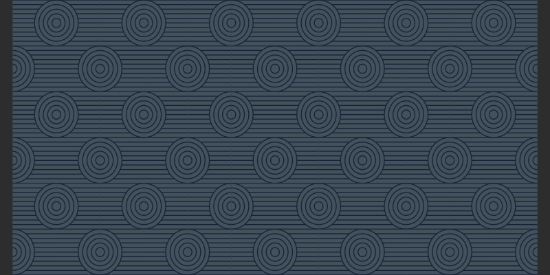 Tappeto vinile geometrico motivi circolari geometrici - TenStickers