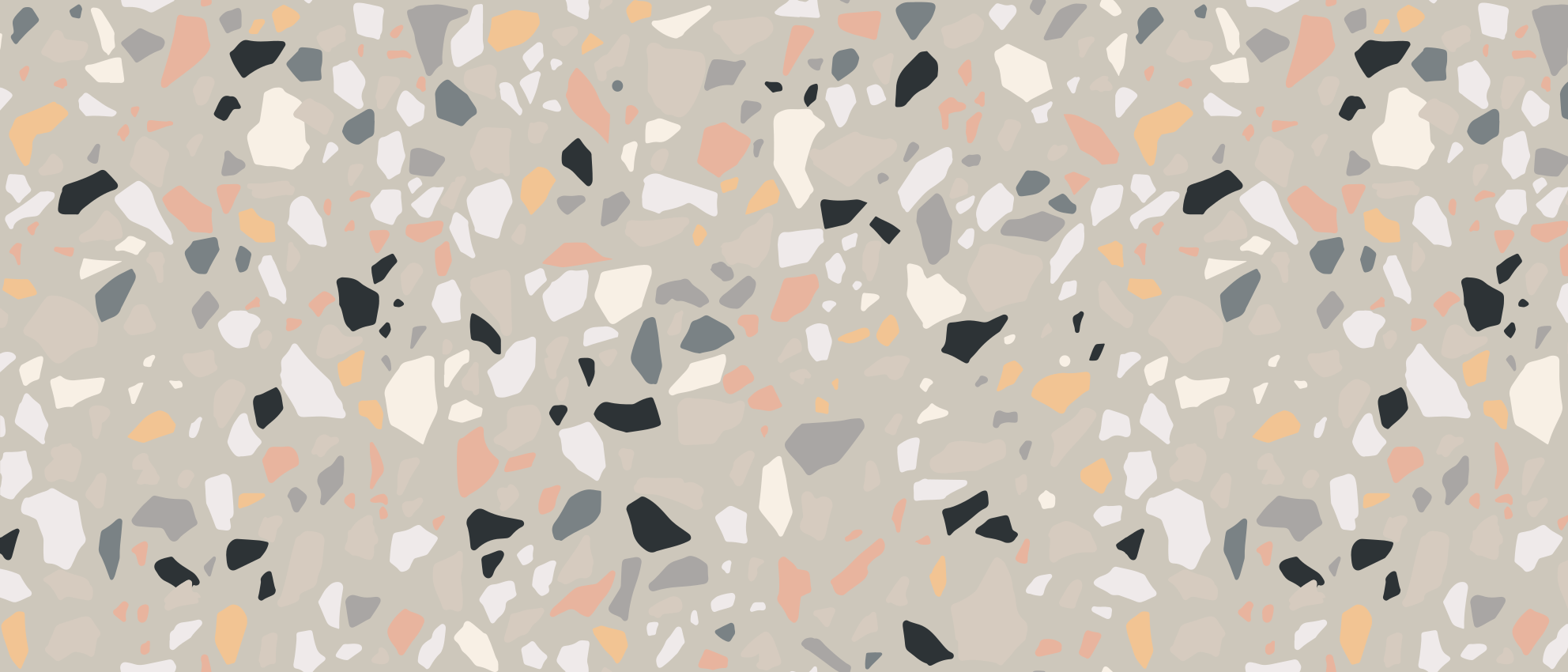 Tappeto vinile motivi ispirato al terrazzo - TenStickers