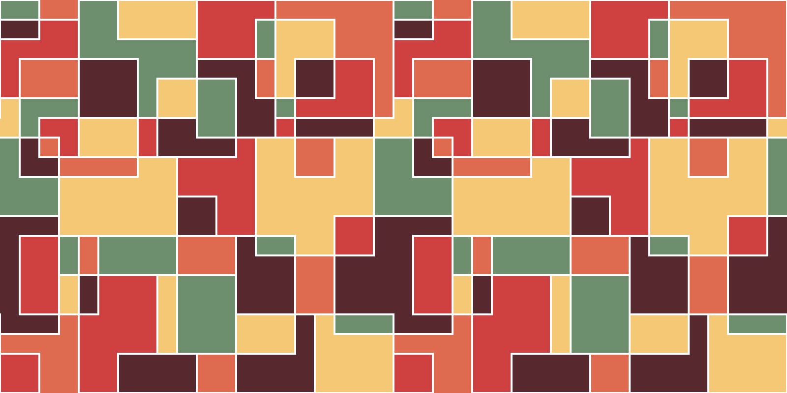 Tappeto vinile geometrico astratto colorato - TenStickers